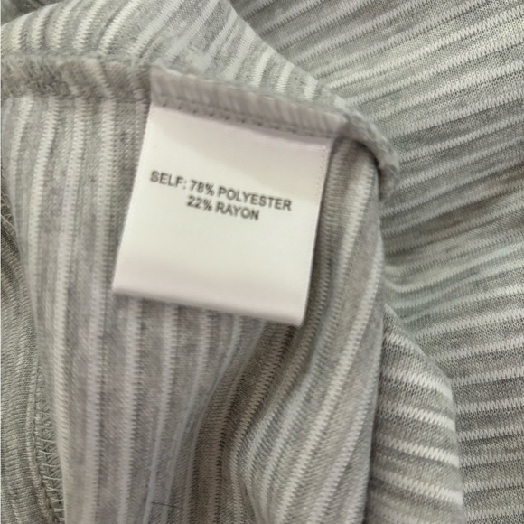 NWT Jane and Delancey Heather Gray Ribbed Knit Turtleneck Pullover Sweatshirt 1X - Picture 7 of 9